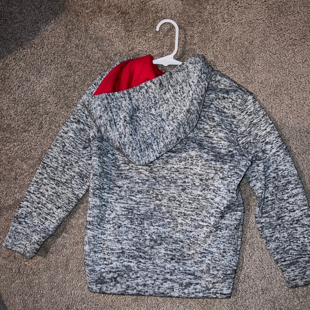 Spider-Man Zip-up Hoodie, Boys, Red&Grey, M, 5-6 - Picture 2 of 4